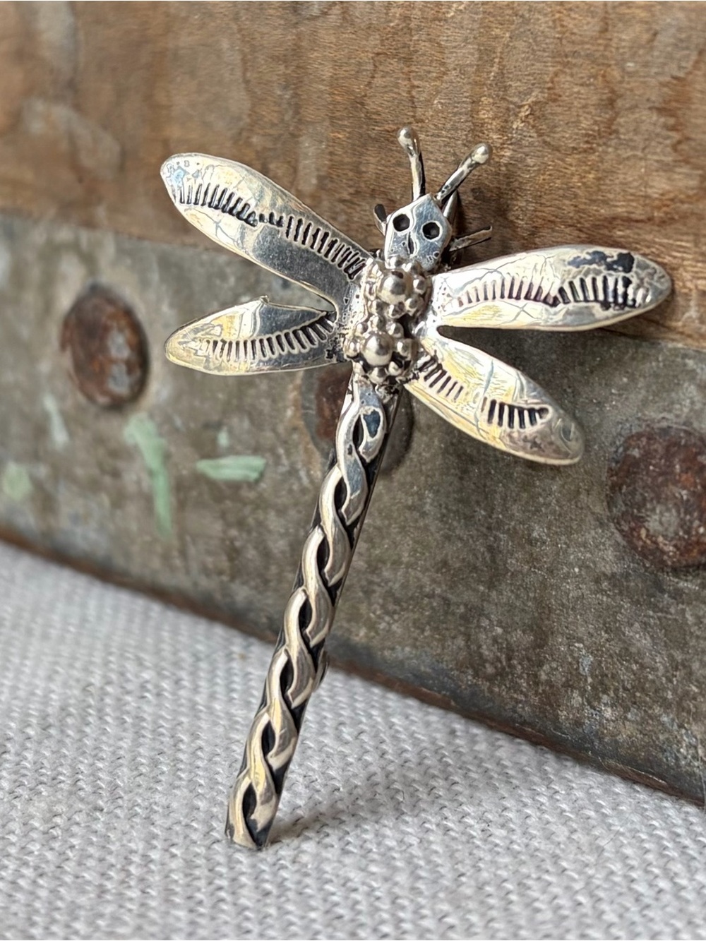 Sterling Insect Brooch